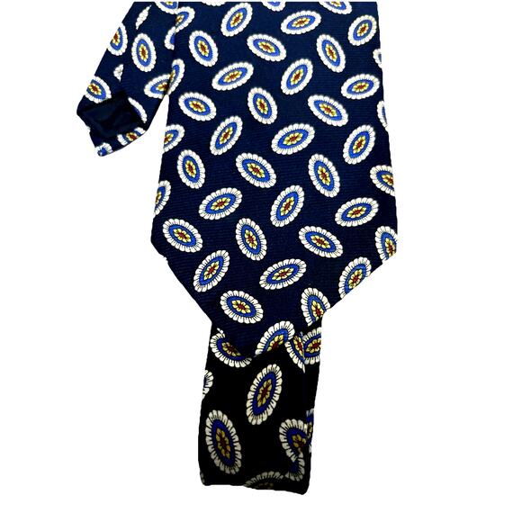 2 Ties brooks brothers yellow blue gorgeous fun design - Picture 6 of 8